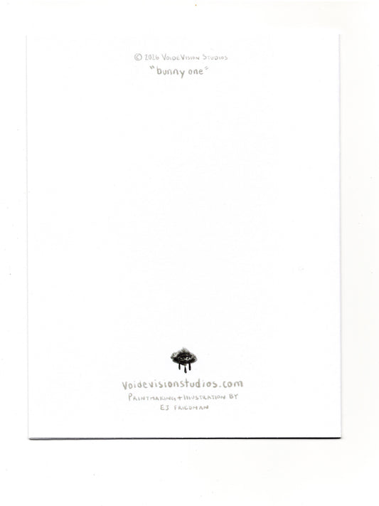 bunny one Greeting Card