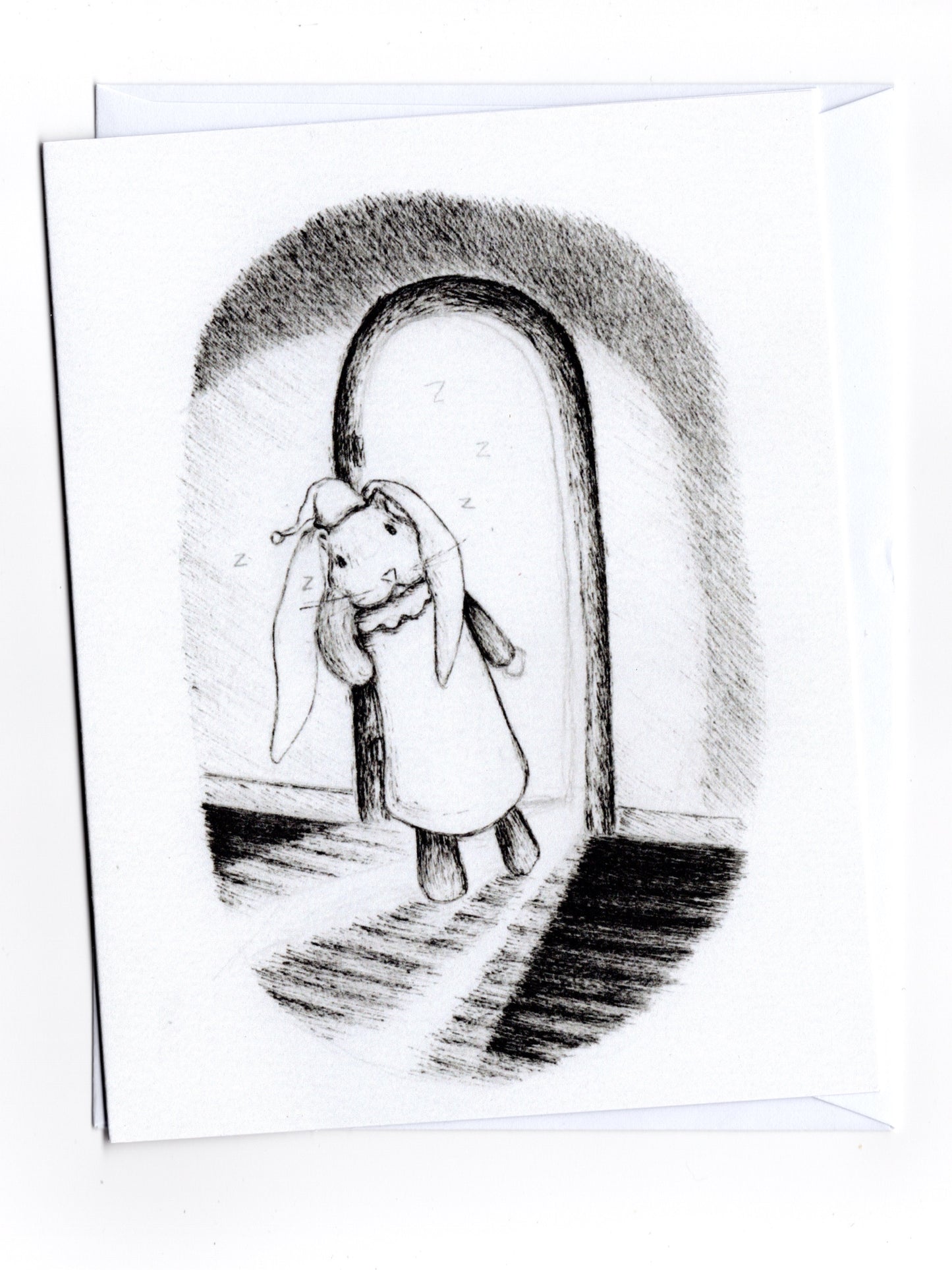 bunny three Greeting Card