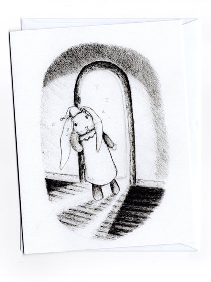 bunny three Greeting Card