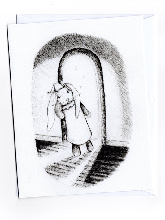 bunny three Greeting Card