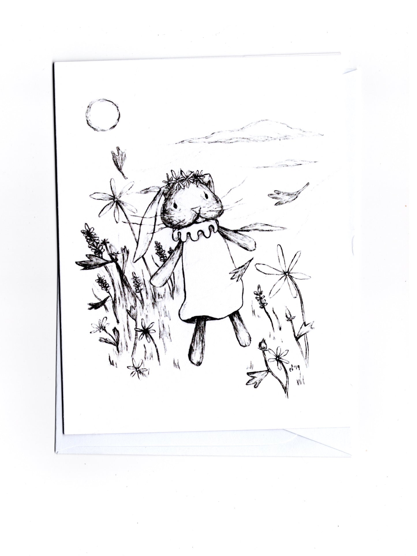 bunny two Greeting Card