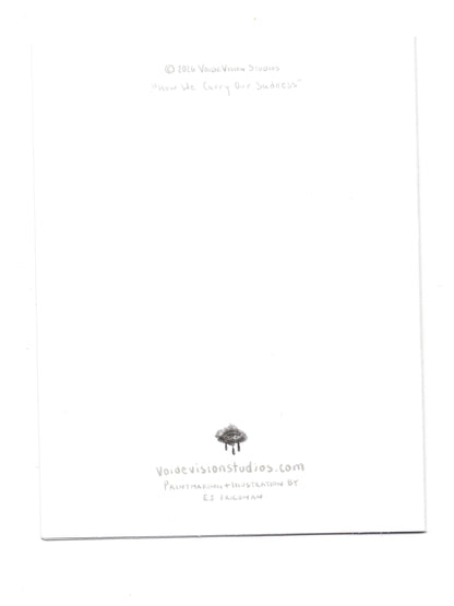 "How We Carry Our Sadness" Greeting Card