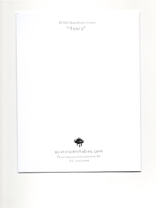Tears Greeting Card