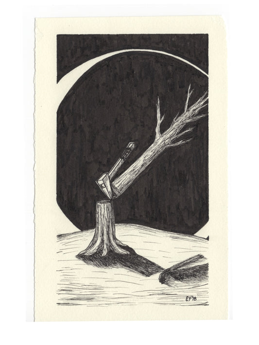 The Tree Remembers Original Drawing