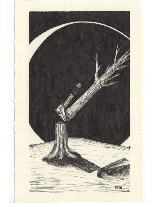 The Tree Remembers Original Drawing